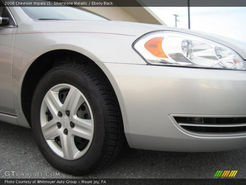 Silverstone Metallic / Ebony Black 2008 Chevrolet Impala LS