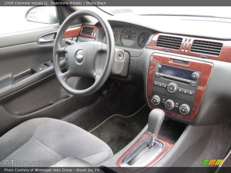 Silverstone Metallic / Ebony Black 2008 Chevrolet Impala LS