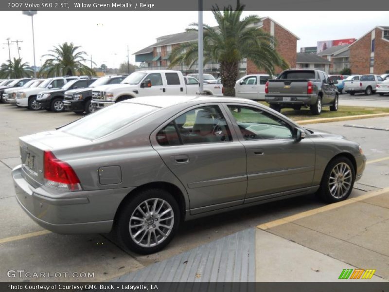 Willow Green Metallic / Beige 2007 Volvo S60 2.5T