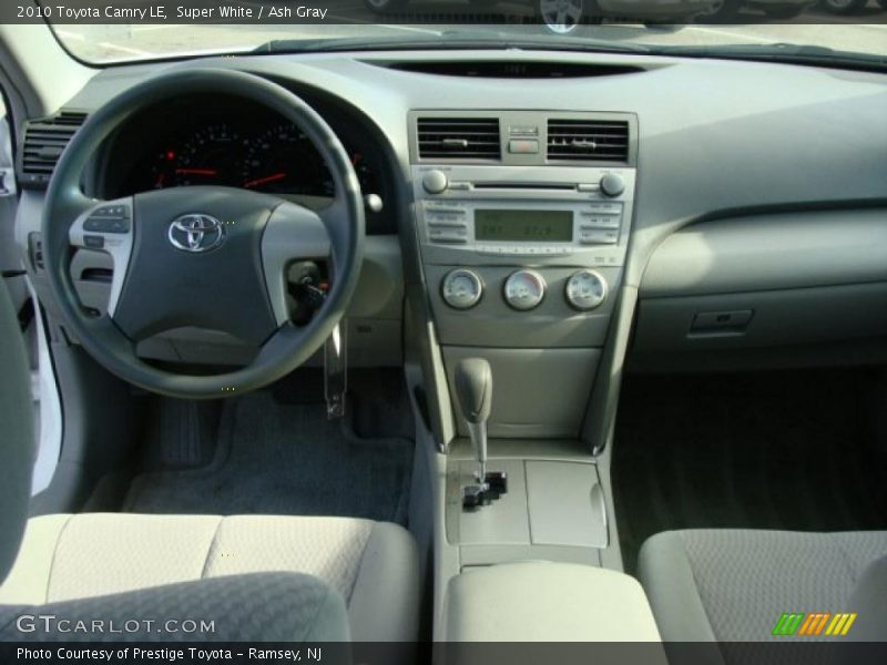 Super White / Ash Gray 2010 Toyota Camry LE