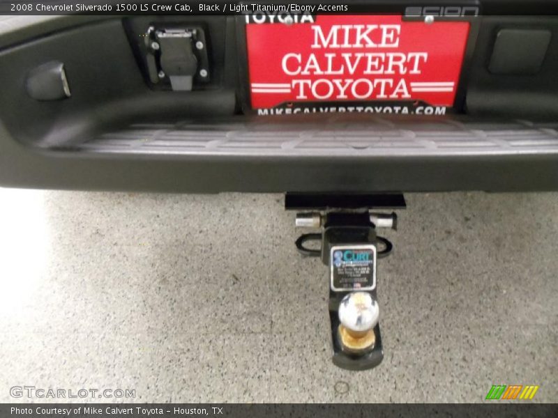 Black / Light Titanium/Ebony Accents 2008 Chevrolet Silverado 1500 LS Crew Cab