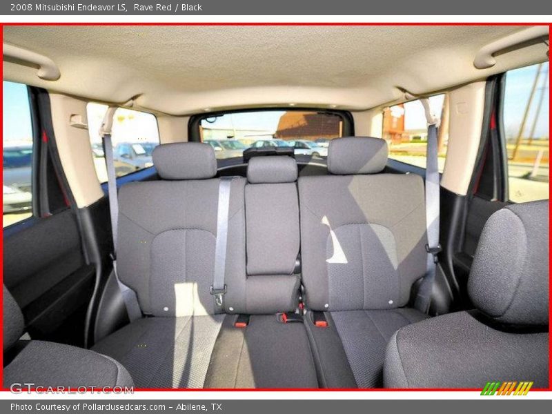 Rave Red / Black 2008 Mitsubishi Endeavor LS