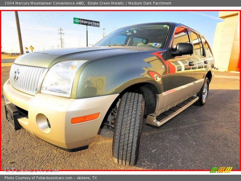 Estate Green Metallic / Medium Dark Parchment 2004 Mercury Mountaineer Convenience AWD