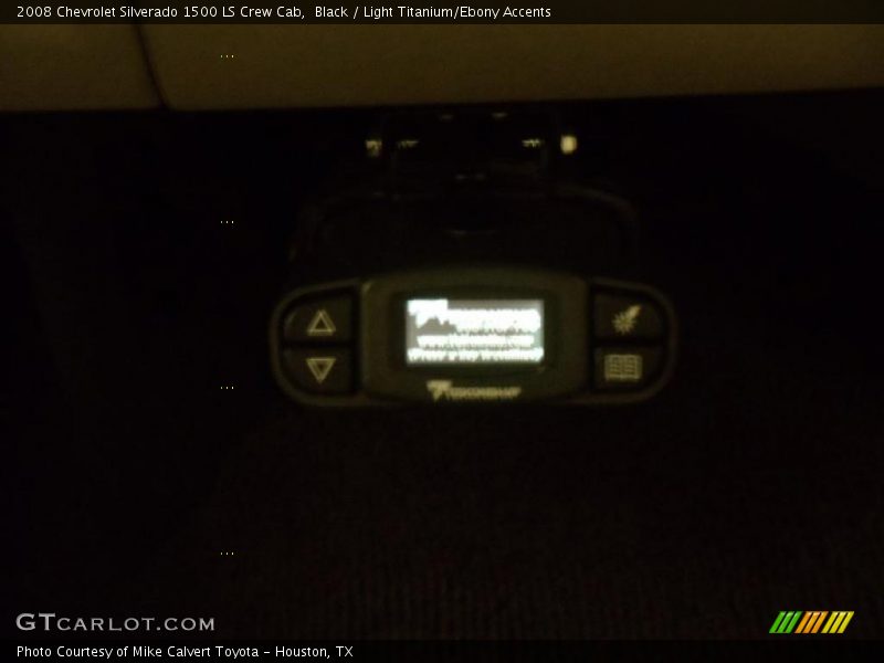Black / Light Titanium/Ebony Accents 2008 Chevrolet Silverado 1500 LS Crew Cab