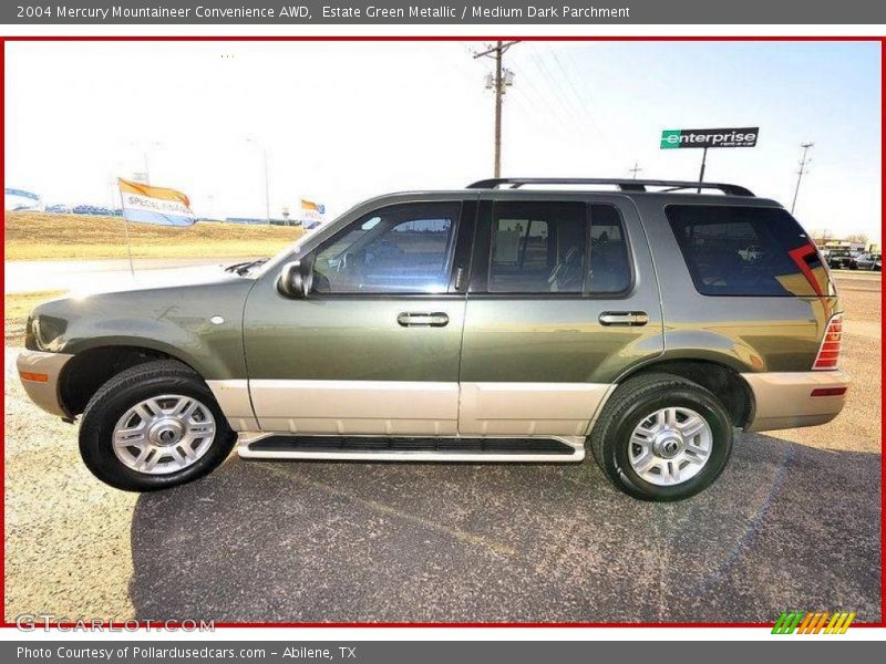 Estate Green Metallic / Medium Dark Parchment 2004 Mercury Mountaineer Convenience AWD