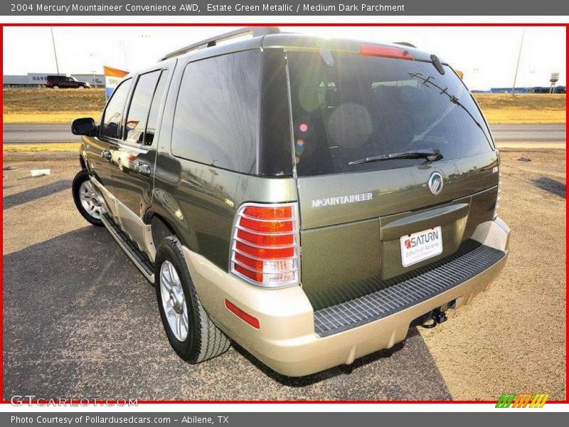 Estate Green Metallic / Medium Dark Parchment 2004 Mercury Mountaineer Convenience AWD