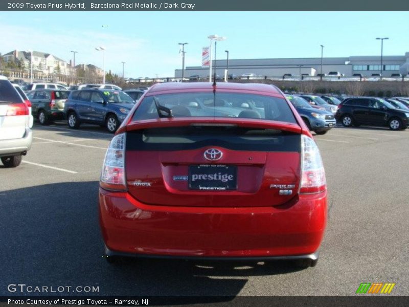 Barcelona Red Metallic / Dark Gray 2009 Toyota Prius Hybrid