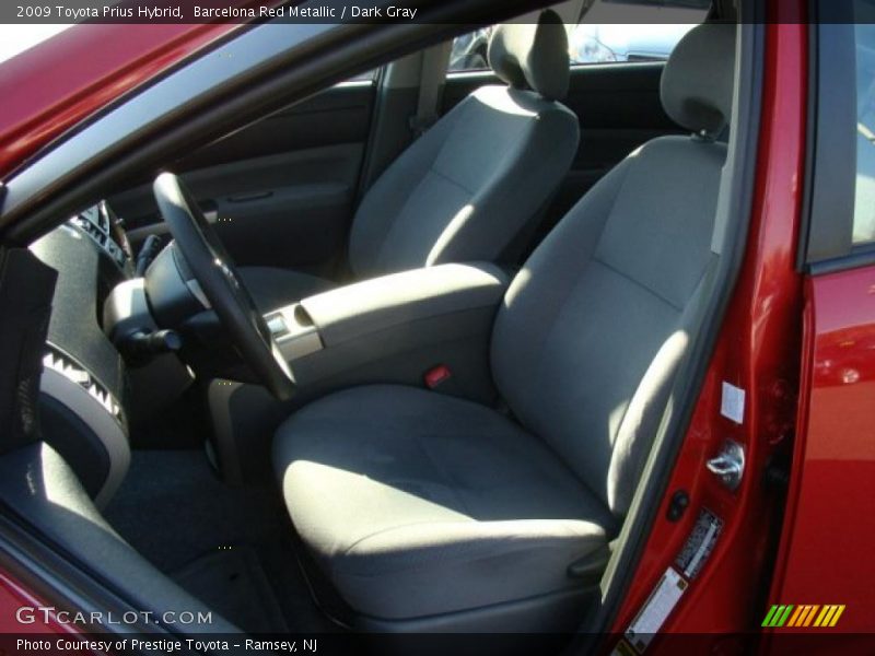 Barcelona Red Metallic / Dark Gray 2009 Toyota Prius Hybrid