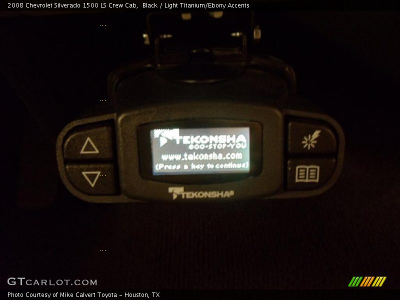 Black / Light Titanium/Ebony Accents 2008 Chevrolet Silverado 1500 LS Crew Cab