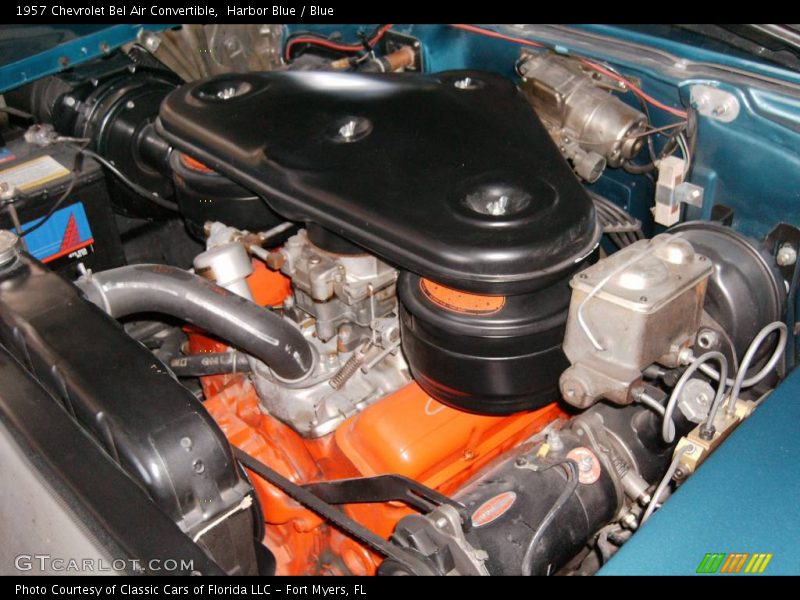 Harbor Blue / Blue 1957 Chevrolet Bel Air Convertible