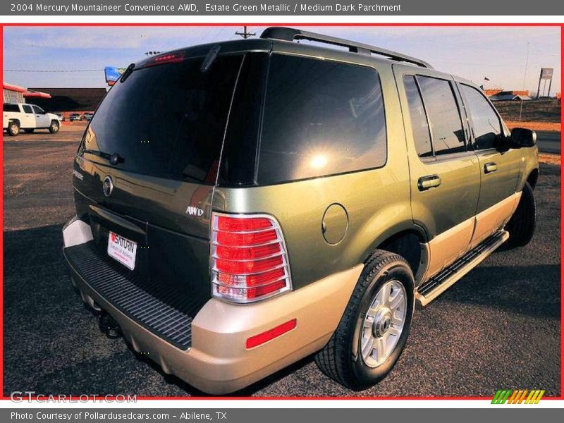 Estate Green Metallic / Medium Dark Parchment 2004 Mercury Mountaineer Convenience AWD