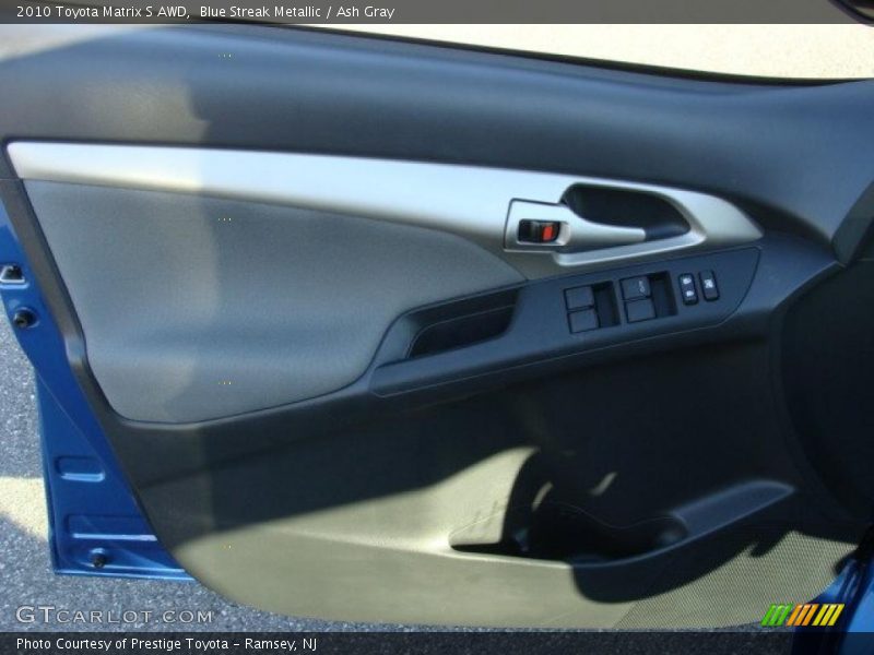 Blue Streak Metallic / Ash Gray 2010 Toyota Matrix S AWD