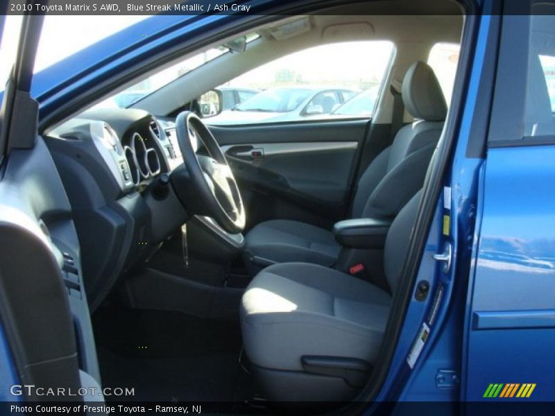 Blue Streak Metallic / Ash Gray 2010 Toyota Matrix S AWD