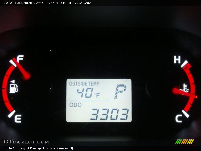 Blue Streak Metallic / Ash Gray 2010 Toyota Matrix S AWD