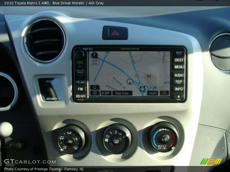 Blue Streak Metallic / Ash Gray 2010 Toyota Matrix S AWD