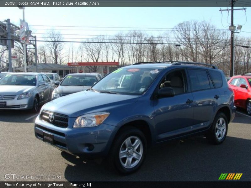 Pacific Blue Metallic / Ash 2008 Toyota RAV4 4WD