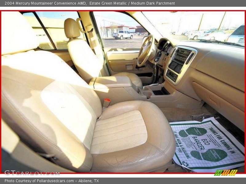 Estate Green Metallic / Medium Dark Parchment 2004 Mercury Mountaineer Convenience AWD