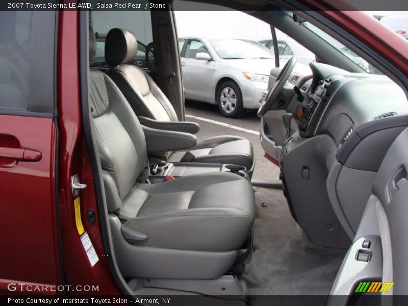 Salsa Red Pearl / Stone 2007 Toyota Sienna LE AWD