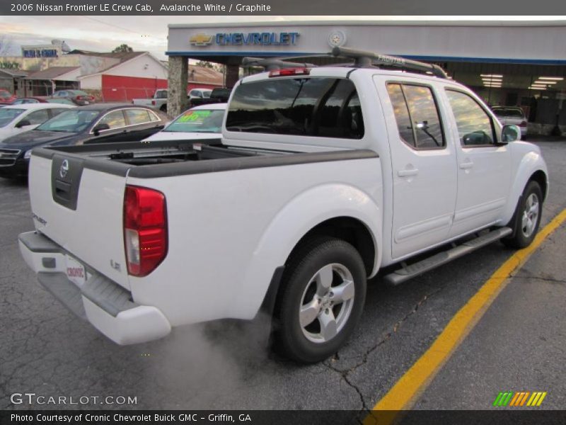 Avalanche White / Graphite 2006 Nissan Frontier LE Crew Cab
