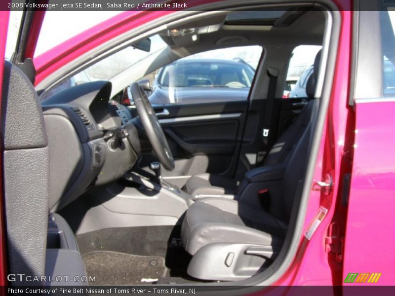 Salsa Red / Anthracite Black 2008 Volkswagen Jetta SE Sedan