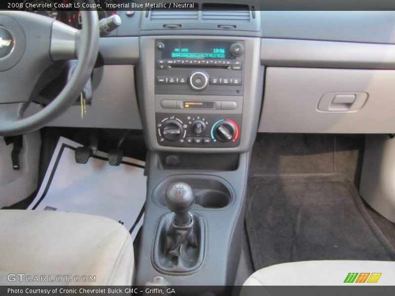 Imperial Blue Metallic / Neutral 2008 Chevrolet Cobalt LS Coupe