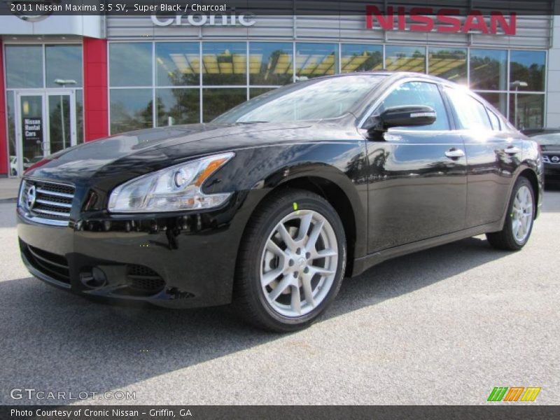Super Black / Charcoal 2011 Nissan Maxima 3.5 SV