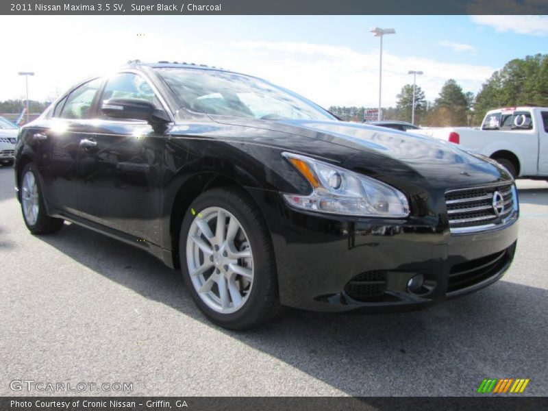 Super Black / Charcoal 2011 Nissan Maxima 3.5 SV