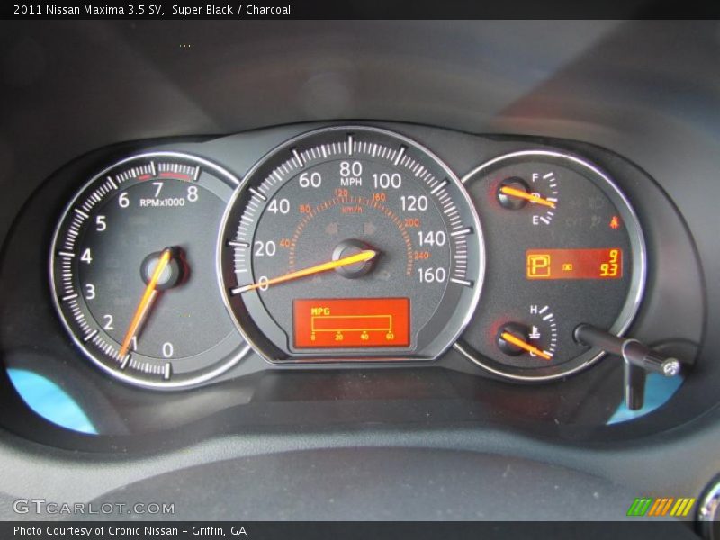 Super Black / Charcoal 2011 Nissan Maxima 3.5 SV