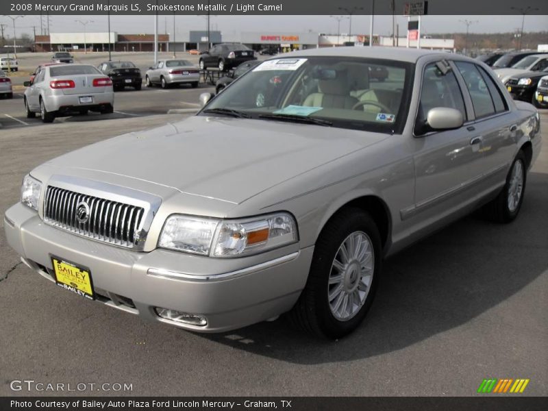 Smokestone Metallic / Light Camel 2008 Mercury Grand Marquis LS