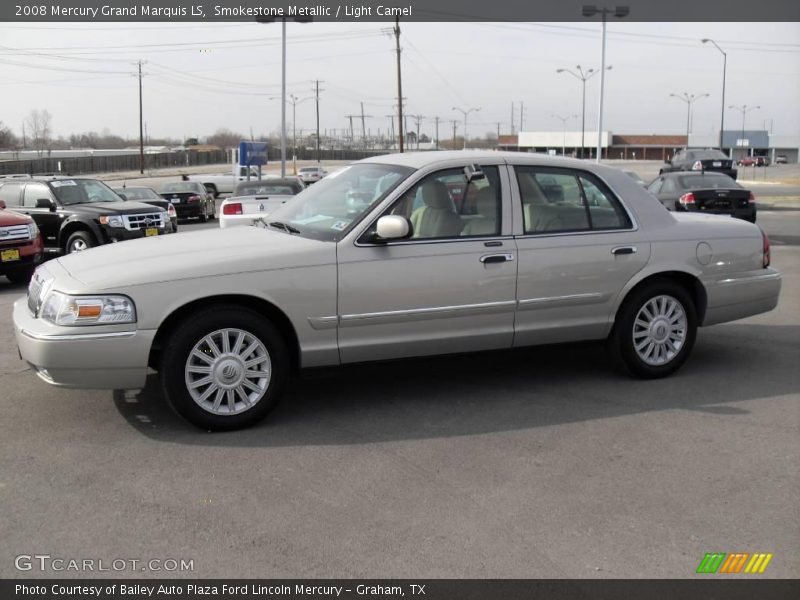 Smokestone Metallic / Light Camel 2008 Mercury Grand Marquis LS