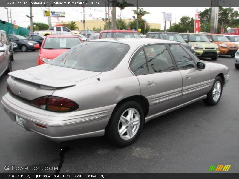 Silvermist Metallic / Taupe 1998 Pontiac Bonneville SE