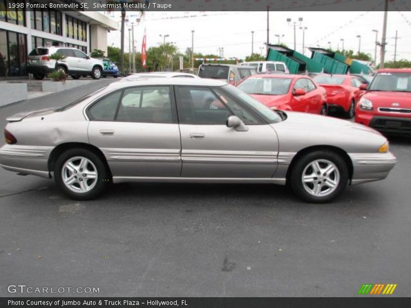 Silvermist Metallic / Taupe 1998 Pontiac Bonneville SE