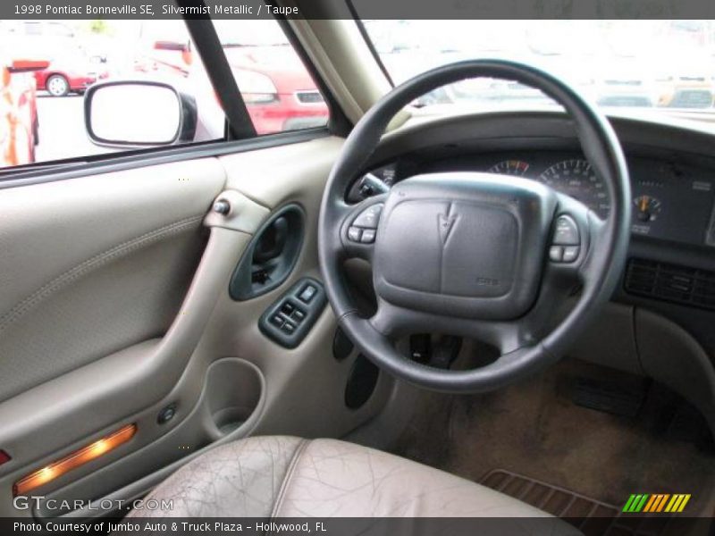 Silvermist Metallic / Taupe 1998 Pontiac Bonneville SE