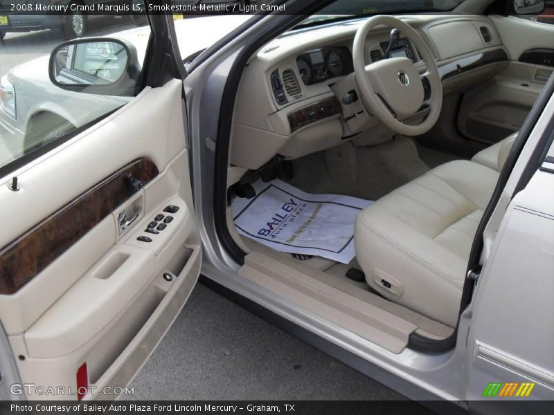 Smokestone Metallic / Light Camel 2008 Mercury Grand Marquis LS