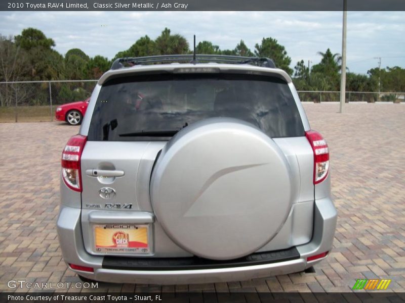 Classic Silver Metallic / Ash Gray 2010 Toyota RAV4 Limited