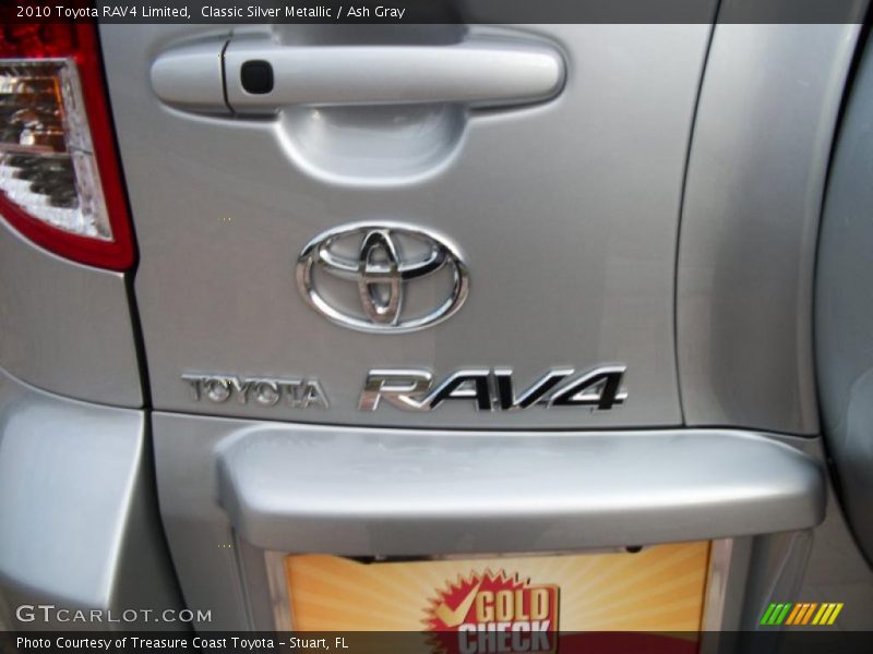 Classic Silver Metallic / Ash Gray 2010 Toyota RAV4 Limited
