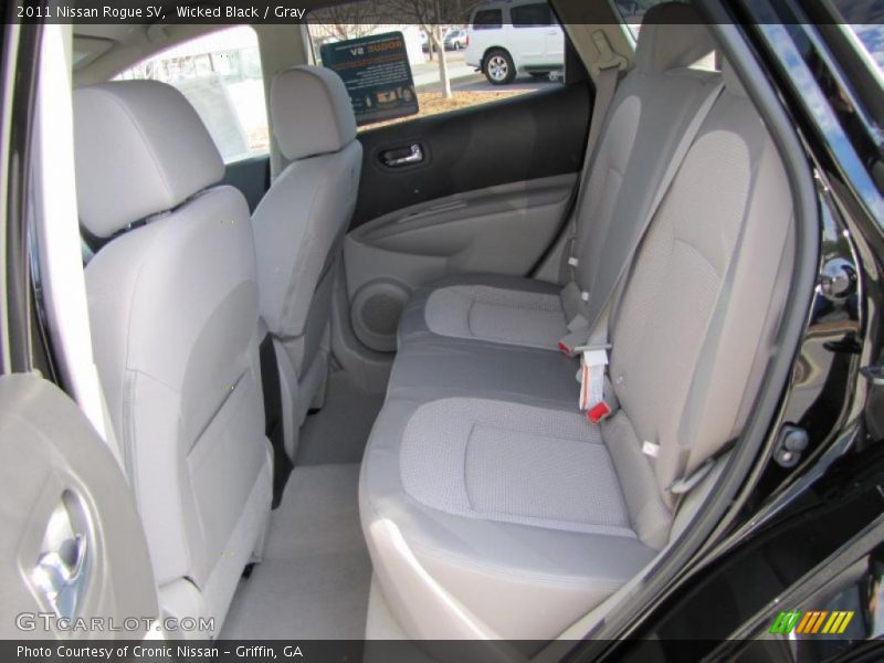 Wicked Black / Gray 2011 Nissan Rogue SV
