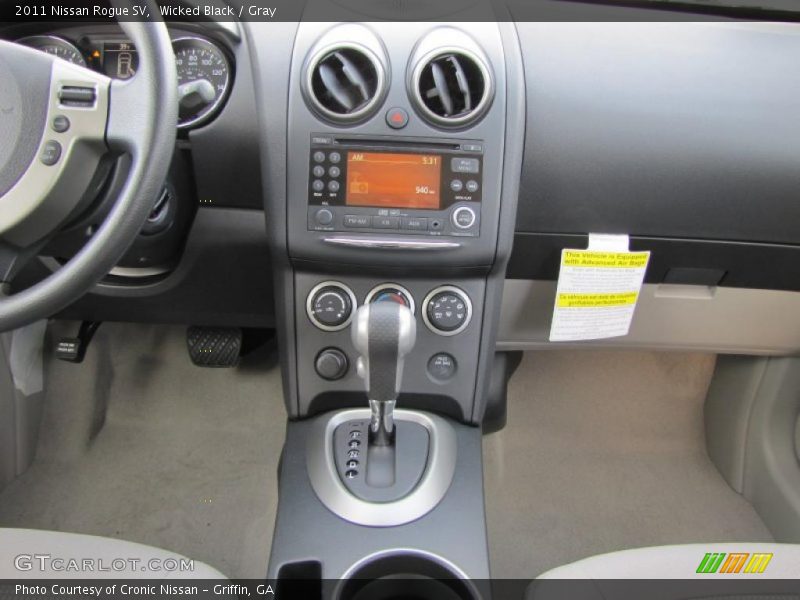 Wicked Black / Gray 2011 Nissan Rogue SV
