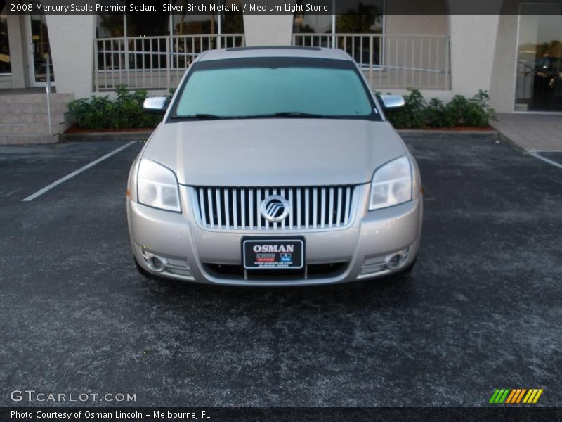 Silver Birch Metallic / Medium Light Stone 2008 Mercury Sable Premier Sedan