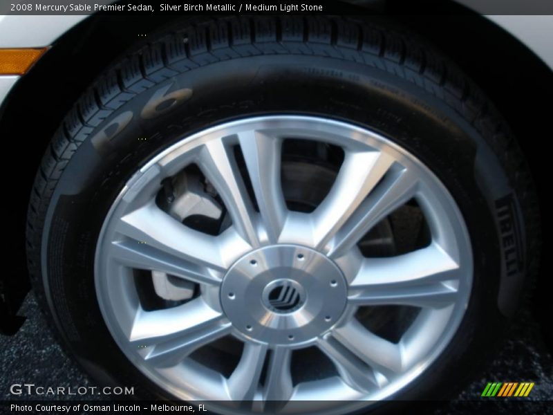 Silver Birch Metallic / Medium Light Stone 2008 Mercury Sable Premier Sedan