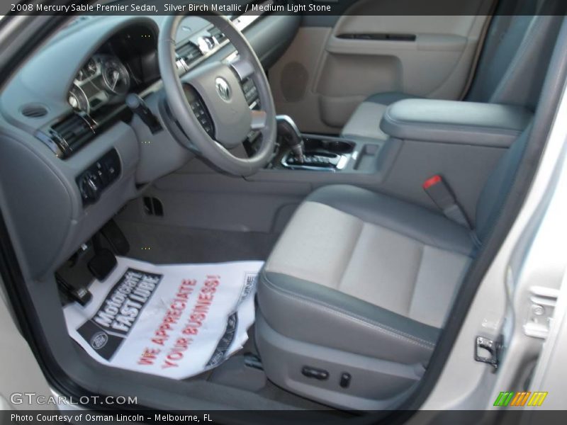 Silver Birch Metallic / Medium Light Stone 2008 Mercury Sable Premier Sedan