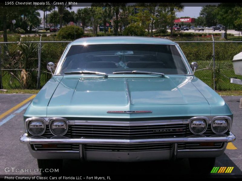 Green / White 1965 Chevrolet Impala SS