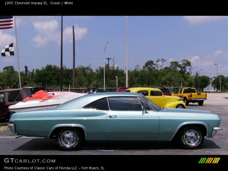 Green / White 1965 Chevrolet Impala SS