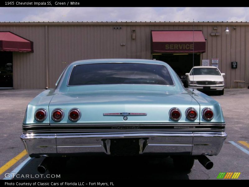 Green / White 1965 Chevrolet Impala SS