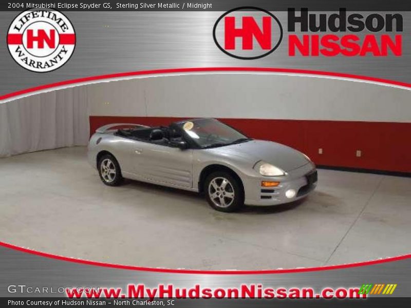 Sterling Silver Metallic / Midnight 2004 Mitsubishi Eclipse Spyder GS