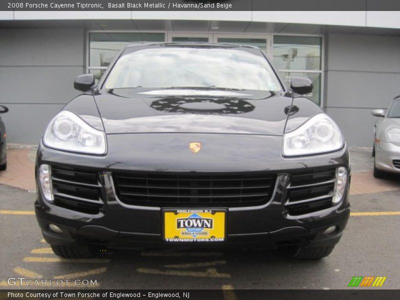 Basalt Black Metallic / Havanna/Sand Beige 2008 Porsche Cayenne Tiptronic