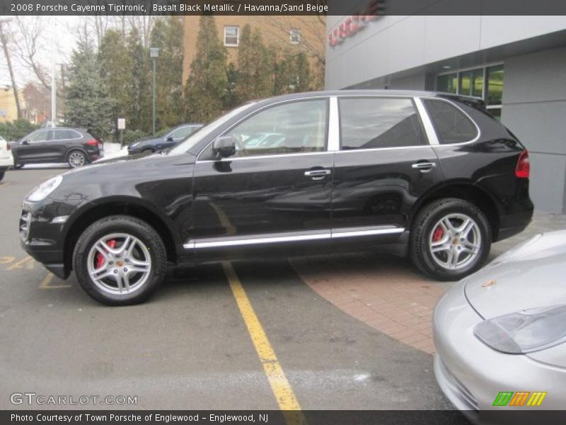 Basalt Black Metallic / Havanna/Sand Beige 2008 Porsche Cayenne Tiptronic