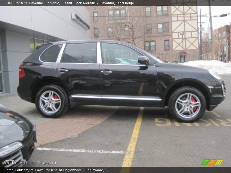 Basalt Black Metallic / Havanna/Sand Beige 2008 Porsche Cayenne Tiptronic