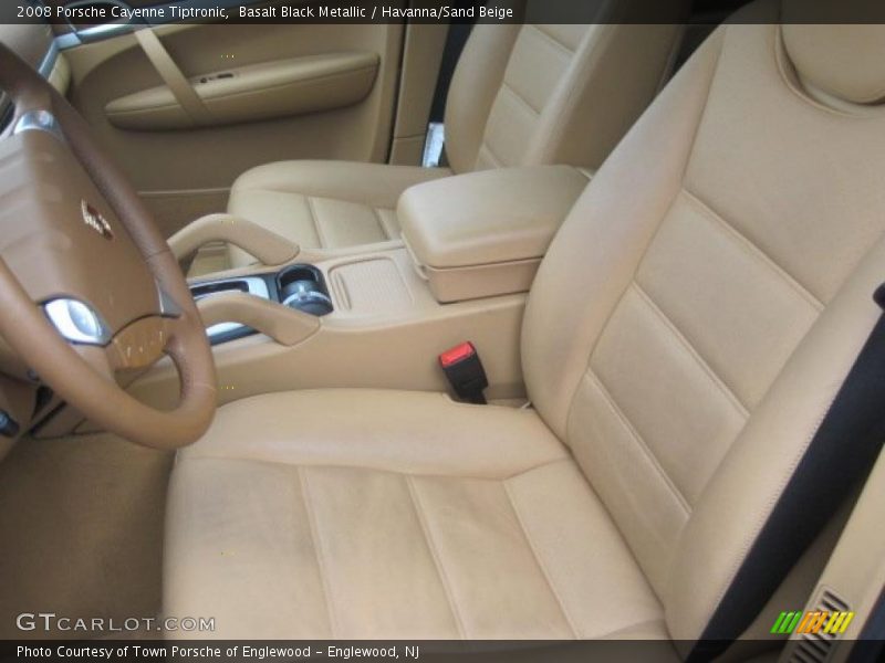 Basalt Black Metallic / Havanna/Sand Beige 2008 Porsche Cayenne Tiptronic