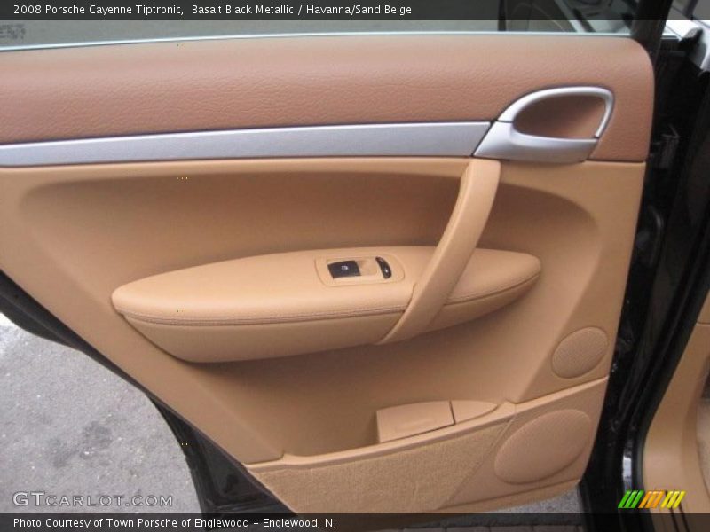 Basalt Black Metallic / Havanna/Sand Beige 2008 Porsche Cayenne Tiptronic